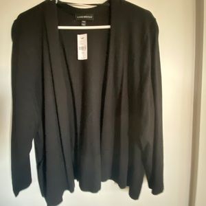NWT black short sweater Sz 18/20